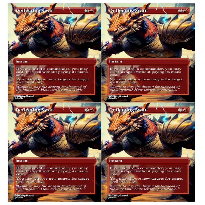 4x | Deflecting Swat | Anime | Full Art | Foil or Non-Foil (Non Foil)