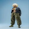 1/12 Scale Female Clothes,Female Brown Coat Green Pants Trousers Costume Outfit Clothing for 6inch Soldier Action Figure Body (Brown Coat+Green Pant) view 3