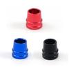 3D M4 4mm CNC Aluminum Gimbal Stick Ends Transmitter Stick Anti-Slipping Cap(Lotus- BLUE) view 3