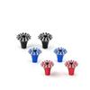 3D M4 4mm CNC Aluminum Gimbal Stick Ends Transmitter Stick Anti-Slipping Cap(Grand Lotus -BLACK) view 2