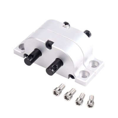 1:1 Gear Ratio Metal Gearbox Transfer Case Mount for 1:14 for Tamiya Truck & 1:10 RC Crawler for Axial SCX10 D90 Modification Accessories (Color : C)