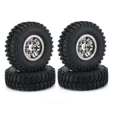 4PCS 1.9 Inch Deadlock Wheel Rim Tires Cutter Diameter 102mm Aluminum Alloy Wheel Rim 1/10 RC Crawler Car Axial for for Traxxas TRX-4 Modification Accessories (Color : C ABS Rim)