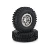 4PCS 1.9 Inch Deadlock Wheel Rim Tires Cutter Diameter 102mm Aluminum Alloy Wheel Rim 1/10 RC Crawler Car Axial for for Traxxas TRX-4 Modification Accessories (Color : C ABS Rim) view 2
