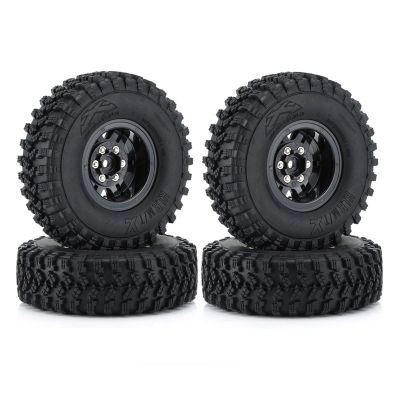 4PCS 1.9 Inch Deadlock Wheel Rim Tires Cutter Diameter 102mm Aluminum Alloy Wheel Rim 1/10 RC Crawler Car Axial for for Traxxas TRX-4 Modification Accessories (Color : B ABS Rim)