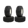 4PCS 120mm 2.2 Mud Grappler Rubber Tyre Wheel Tires for 1/10 RC Crawler Axial SCX10 90046 Wraith for Traxxas TRX4 TRX6 Modification Accessories view 1