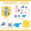 Tenceur 36 Pcs Armor of God Craft Kit Armor of God Stickers Vbs Bible Crafts for DIY Religious Sunday Fun Home Activities Christian Party Decorations view 2