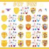 Tenceur 36 Pcs Armor of God Craft Kit Armor of God Stickers Vbs Bible Crafts for DIY Religious Sunday Fun Home Activities Christian Party Decorations view 3