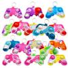 100 Packs Bulk Game Controller Backpack Mini pop Fidget Keychain,Birthday Party Favors,Summer Students Bubble Prize for boy and Little Girl,Kids Gifts view 1