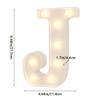 Alphabet Marquee Light Up Sign - Large Letters J Wall Letters for Girl Baby Shower, Living Room, Bedroom, Halloween & Birthday Decorations view 3