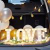 Alphabet Marquee Light Up Sign - Large Letters J Wall Letters for Girl Baby Shower, Living Room, Bedroom, Halloween & Birthday Decorations view 4