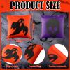 Ceenna 12 Pcs Fall Bean Bags Autumn Pumpkin Maple Halloween Ghost Corn Hole Game Bags for Tossing Game Thanksgiving Corn Hole Bean for Fall Holiday Party(Skull and Ghost) view 2
