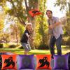 Ceenna 12 Pcs Fall Bean Bags Autumn Pumpkin Maple Halloween Ghost Corn Hole Game Bags for Tossing Game Thanksgiving Corn Hole Bean for Fall Holiday Party(Skull and Ghost) view 4
