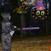 Aoriher Spider Piata Halloween Scary Piata Mexican Spooky Piata with Stick Blindfold and Confetti Fillable Candy Game Supplies for Birthday Fiesta Celebration Halloween Party Decorations view 3