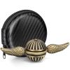 Brass Fidget Spinner Orb Anxiety Toy, Stress Relief Spin Fidgets Hand Bearing Tri Spinner for Kids Adults, Cool Ball Fingertip Gyro Spinning Top Novelty Gift for School Home Office view 1