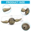 Brass Fidget Spinner Orb Anxiety Toy, Stress Relief Spin Fidgets Hand Bearing Tri Spinner for Kids Adults, Cool Ball Fingertip Gyro Spinning Top Novelty Gift for School Home Office view 2