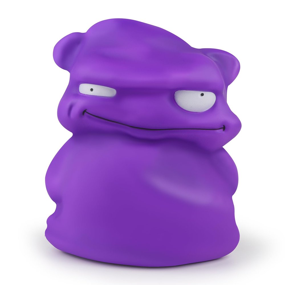 Anboor 9.8inches Jumbo Squishies Purple Monster Toy Kawaii Gaint Soft Animal Toy Slow Rising Scented Squishys Stress Relief Squeeze Toy Kids Toys for Halloween Birthday Party Deco