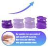 Anboor 9.8inches Jumbo Squishies Purple Monster Toy Kawaii Gaint Soft Animal Toy Slow Rising Scented Squishys Stress Relief Squeeze Toy Kids Toys for Halloween Birthday Party Deco view 4