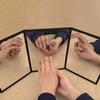 3 Way Magic Mirror,Tri Fold Mirrors for Practicing Magic Gimmick Illusions,Professional Magician Accessories,3 Sided Mirror for Cards Tricks view 3