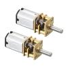 Rebower Micro Speed Reduction Gear Motor with Full Metal Gearbox [ for DIY RC Aircraft, Model Car ] - 450RPM / DC 12V / 2 Pcs view 1