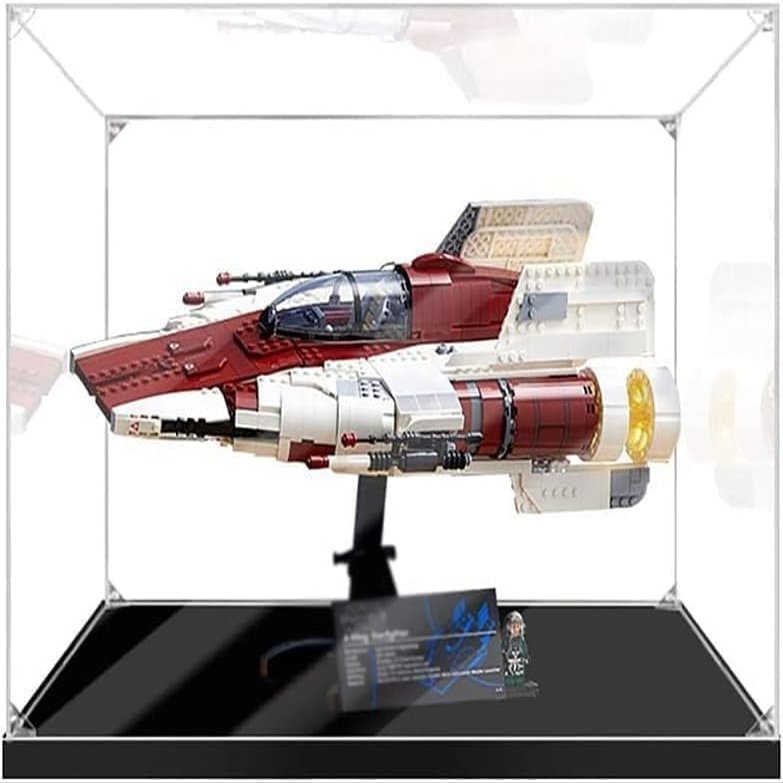 Acrylic Display Case Compatible with #75275, Dustproof Display Box for #75275 (Model Not Included)(3mm)