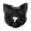 Cute Cat Mask, Novelty Full Face Cat Mask Plush Faux Fur Cat Mask Cosplay Costume Party Props for Halloween Costume Party (Gray) view 4