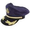 ABOOFAN Sailor Hat Yacht Captain Hat Navy Sailor Hat Captain Cosplay Cap Sailor Ship Cap Nautical Party Hat Sailor Dress Up Hat for Halloween Party Costume Captain Hat view 1