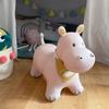 Kindsgut Bouncy Animal Hopper Hippo for Children, Designed in Germany, Playful and Modern Colors, air Pump Included, Indoors and Outdoors view 3