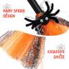 Halloween Witch Broom Lightweight Wizard Broomstick Prop Kids Cosplay Party Decoration Accessory view 3