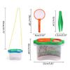 Ankexin Portable Insect Observer Child Magnifier Toys Observation Box Children Outdoor Experiment Exploration Equipment Supplies view 2