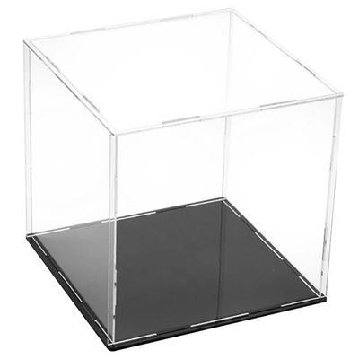 HOMSFOU Acrylic Display Box for Collectibles Transparent Toy Display Case High Clarity Figures Models and Jewelry Space-Saving Home Decor