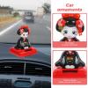 EXCEART car Decorations Kimono Solar Car Ornament car Accessories Swing view 4