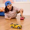Driven by Battat  Toy Race Car  Push & Go Toy Car  Lights and Sounds  Kids 3 Years +  Yellow Sports Car Blitz view 4