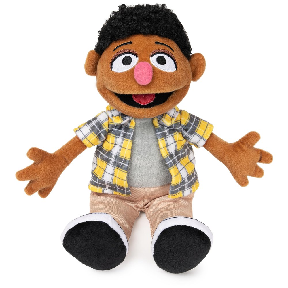 GUND Sesame Street Official Tamir Plush, Premium Plush Doll for Ages 1 & Up, 13