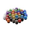 4pcs CNC Aluminum Flange Nylon Lock Nut M4 Multicolor for 1/10 1/14 RC Car Truck Crawler Drift TRX4 SCX10 Scania Universal Part (Color : Golden 4pcs) view 1