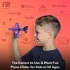 Foam Airplanes for Kids - Best Girl Toys Age 4 & Up - Engaging Toy for 7 Year Old Girl Birthday Gifts - Easter Stuffers for Girls All Ages - Fun Sports Toy & Party Favors & Outdoor Toys Age 6-8+ view 2