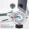 TOPINCN Balance Pendulum, Perpetual Motion Craft Celestial Body Movement Orbital Electric Wiggler, Revolving Art Balance Balls Office Desk Ornament view 2