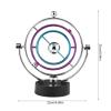 TOPINCN Balance Pendulum, Perpetual Motion Craft Celestial Body Movement Orbital Electric Wiggler, Revolving Art Balance Balls Office Desk Ornament view 4