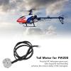Emoshayoga Replacement Helicopter Tail Motor , Fast Heat Dissipation RC Helicopter Motor Engine Stable Standard Size Aluminum Alloy Shell for FW200 view 4