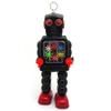 Charmgle Spring Wind-up Toys Desk Robot Adult Collection Toy, Photography Props Novelty Tinplate Toy Store Decoration Black view 2