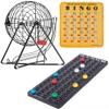 MR CHIPS Bingo Cage and Balls Set with 25 Jam Proof Shutter Slide Cards view 1