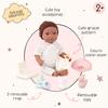LullaBaby  9 Pieces Changing Set  Diaper, Baby Wipes & Stacking Rings 14-Inch Baby Doll Accessories  Pretend Play 2+ Years  Play & Care Set view 4