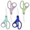 Asdirne Student Scissors for School: 5 Inch 4 Pack Sharp Pointed Tip Teacher Scissors for Kids Middle High School College Classroom Craft, Comfortable Grip, Right Handed view 1