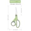 Asdirne Student Scissors for School: 5 Inch 4 Pack Sharp Pointed Tip Teacher Scissors for Kids Middle High School College Classroom Craft, Comfortable Grip, Right Handed view 3
