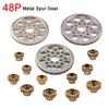 KUSTAT Pinion Gear 1pcs Metal 48P Spur Gear 18T 19T 20T 21T 22T 23T 24T 25T 26T Motor Gear 80T 85T 92T Pinion Gear 3.175mm Shaft Motor Gear bore Shaft (Color : 32T) view 4