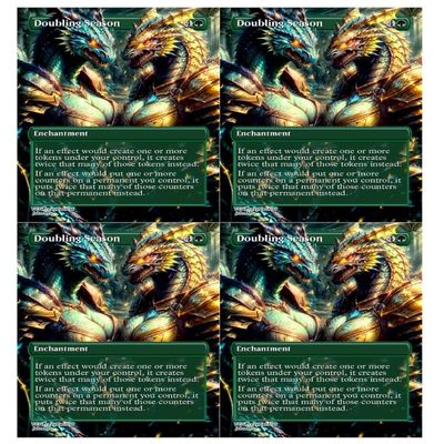 4x | Doubling Season #2 | Anime | Full Art | Foil or Non-Foil (Non Foil)