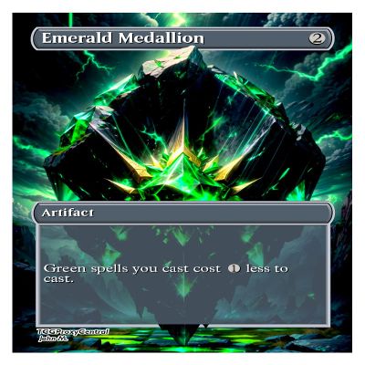 4x | Emerald Medallion | Anime | Full Art | Foil or Non-Foil (Non Foil)