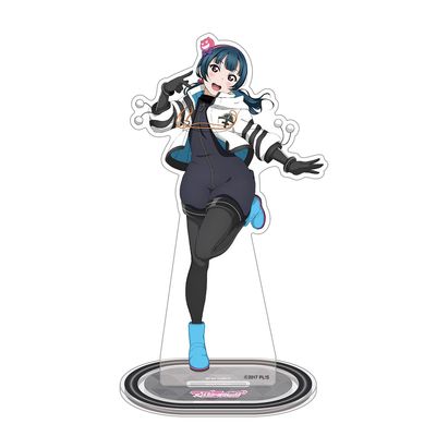 KADOKAWA "Love Live! Sunshine!! Acrylic Figure, Yoshiko Tsushima Ver.Sky Journey, Product Size: Approx. 6.7 x 2.8 inches (170 x 70 mm), Acrylic