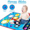 Baby Toys for 1 Year Old: Baby Musical Mat Toddler Toys Age 1-2 - 2 in 1 Piano Drum Babies Play Mat - Infant Music Toy 12-18 Months Babies Birthday Valentines Gifts for 1 2 3 Year Old Boys Girls view 3