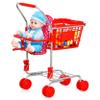 Shop 'N' Go Toy Shopping Cart for Kids and Toddler - Includes Food - Folds for Easy Storage - with Sturdy Metal Frame Pretend Play Food Role Play, Educational Toy (Doll Not Included) view 4