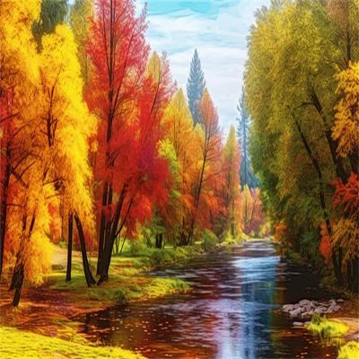 1000 Piece Jigsaw Puzzles for Adults Autumn Trees Formation Wooden DIY Families Toys Gift for Home 29.5 x 19.6 in